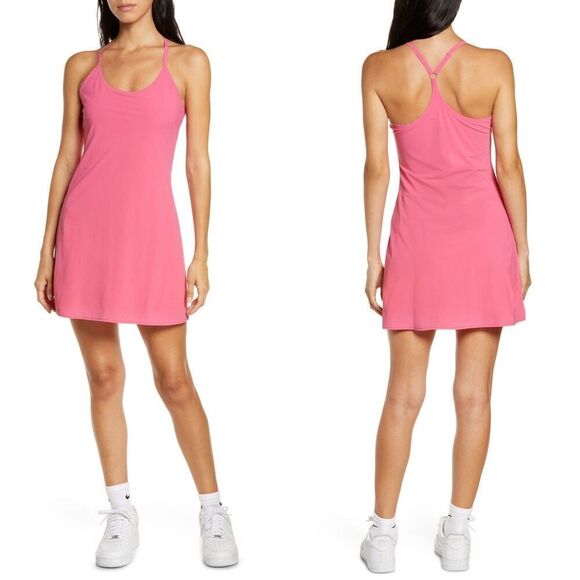 Outdoor Voices Women's Size M Pink The Exercise Dress Sporty Tennis Athleisure - Picture 1 of 11